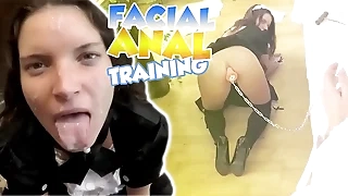 Anita Bellini Trailer#3 - JAV Jap Japanese Vassalage on a White European Cosplay lady, Anal Pain, Painal and Cumshot Facial Bukkake